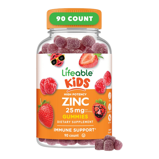 Gomitas de zinc para niños